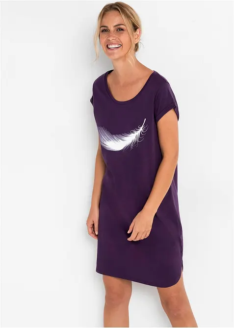 Krátká noční košile z čisté organické bavlny, bonprix