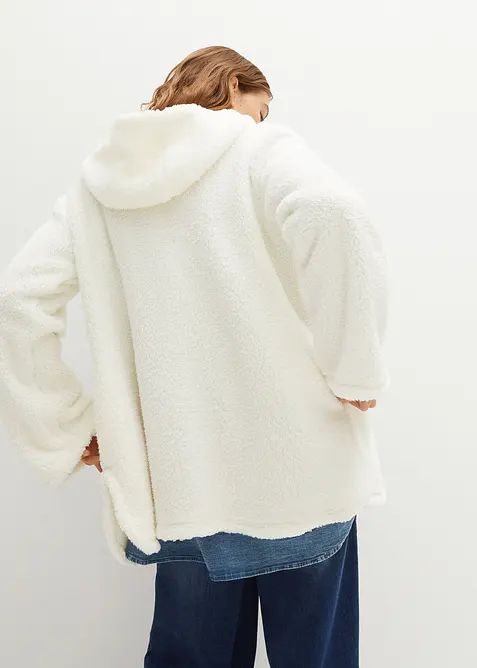 Bunda z plyšového flísu, s postranními rozparky, bonprix