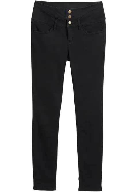 Stahovací termo džíny Skinny, High Waist, bonprix