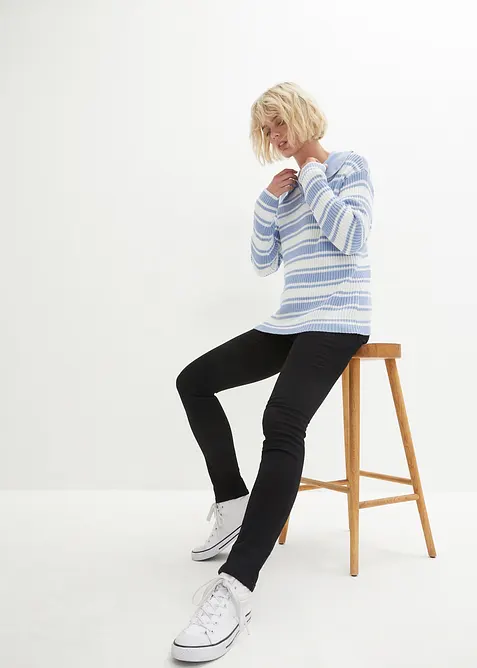 Stahovací termo džíny Skinny, High Waist, bonprix