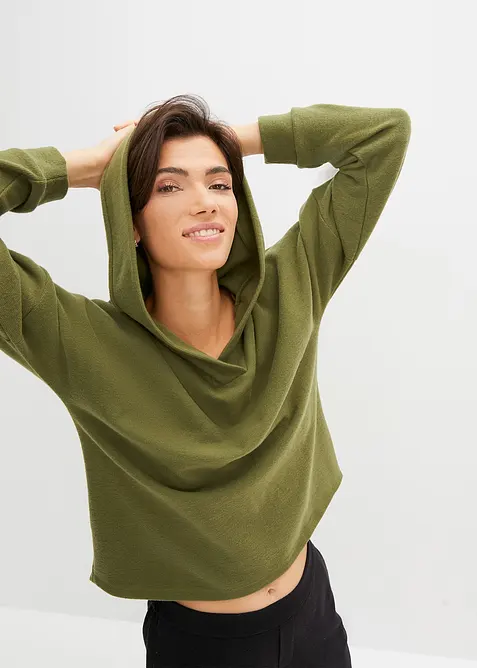Mikina s kapuc&iacute;, střih Regular Fit, bonprix