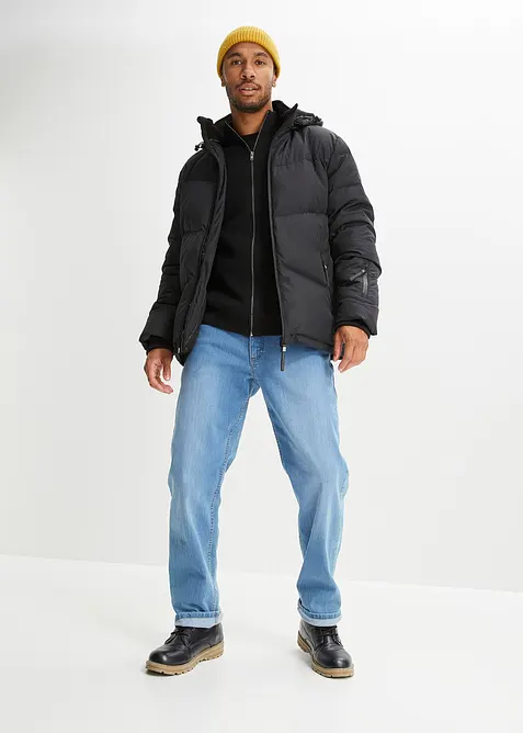 Voděodolná bunda s hřejivou podšívkou, pravým prachovým peřím a bionickou úpravou, bonprix