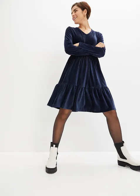 Mini&scaron;aty z elastick&eacute;ho sametu, bonprix