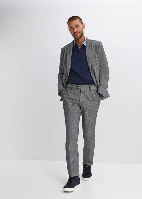 P&oacute;lo triko z pik&eacute; z čist&eacute; bavlny, dlouh&yacute; ruk&aacute;v, bonprix