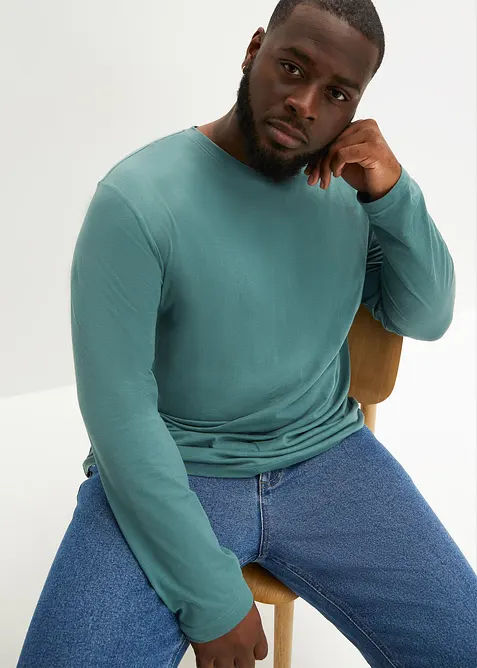 Tričko s dlouhým rukávem (2 ks v balení), bonprix