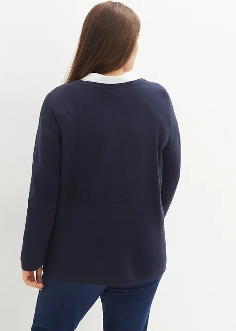 Kabátek z jemného úpletu, bonprix