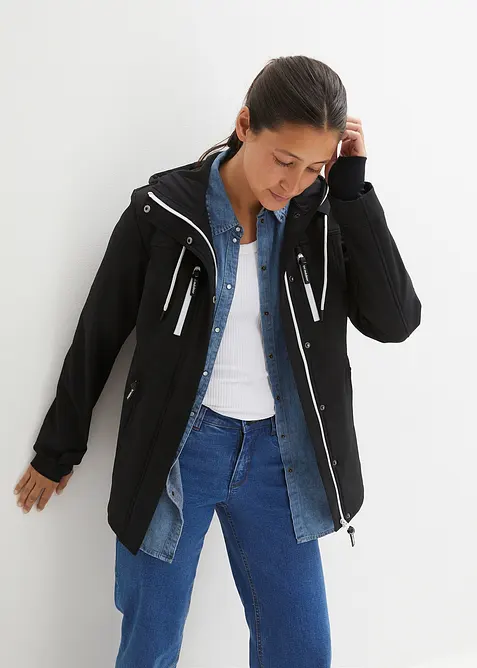 Softshellov&aacute; bunda, vodoodpudiv&aacute;, bonprix