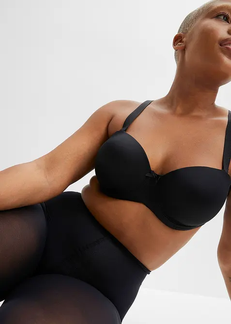 Tvaruj&iacute;c&iacute; punčochov&eacute; kalhoty s pohodln&yacute;mi lemy (50 DEN), bonprix