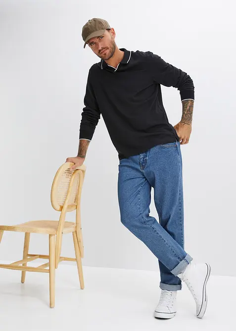 Triko polo z čisté organické bavlny, recyklovatelné, bonprix