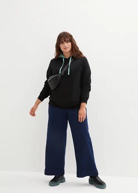 Mikina s kapuc&iacute;, z čist&eacute; organick&eacute; bavlny, bonprix