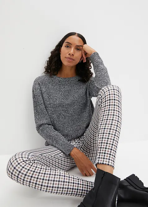 Svetr s kulat&yacute;m v&yacute;střihem, bonprix