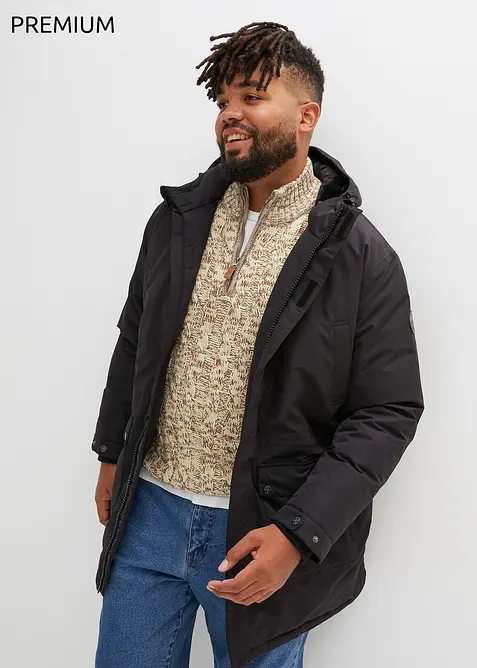 Nepromokavá zimní funkční parka s pravým prachovým peřím, bonprix