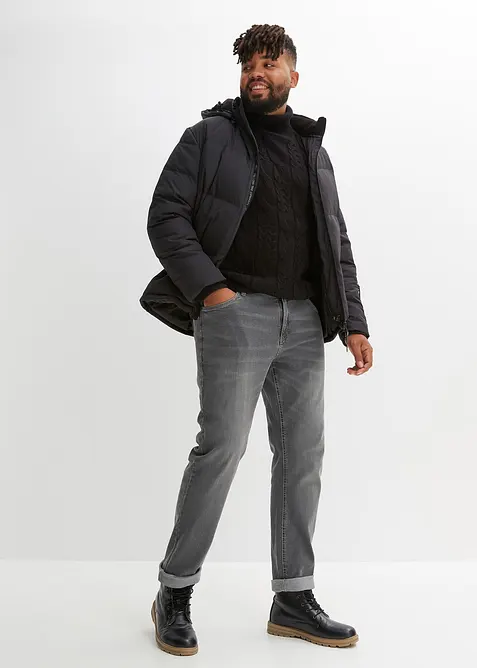 Voděodolná bunda s hřejivou podšívkou, pravým prachovým peřím a bionickou úpravou, bonprix