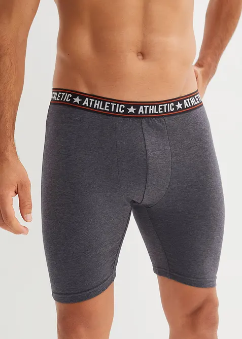 Dlouhé přiléhavé boxerky s bavlnou (2 ks v balení), bonprix