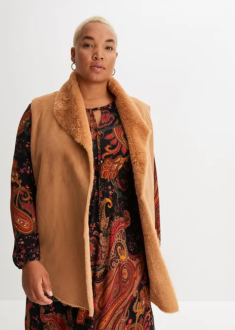 Vesta z umělé kožešiny, bonprix