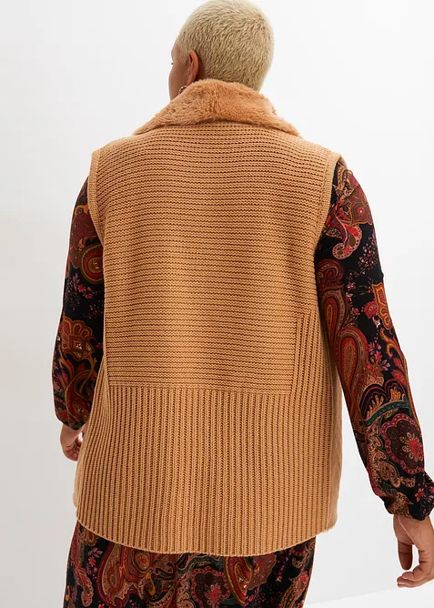 Vesta z umělé kožešiny, bonprix