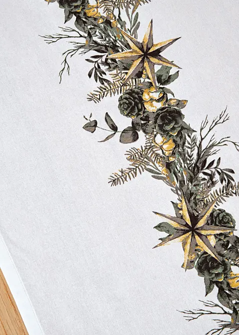 Pod&eacute;ln&yacute; ubrus s leskl&yacute;m potiskem, bonprix