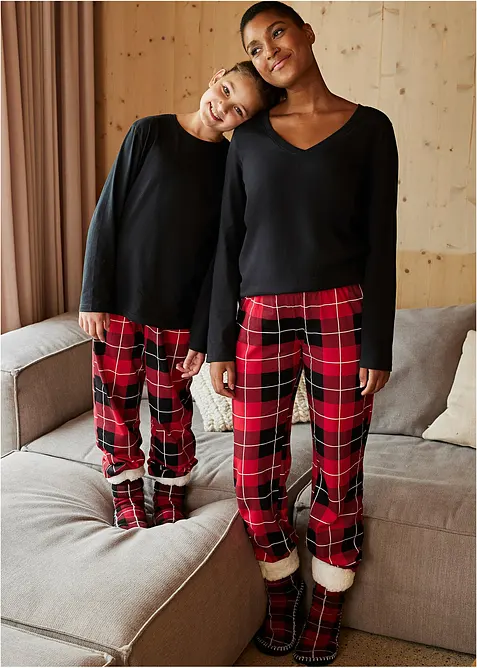 Pyžamo s čistou organickou bavlnou (3dílná souprava), bonprix