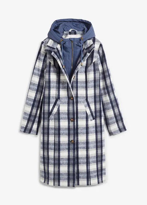 Zimní kabát se vzhledem 2 v 1, bonprix