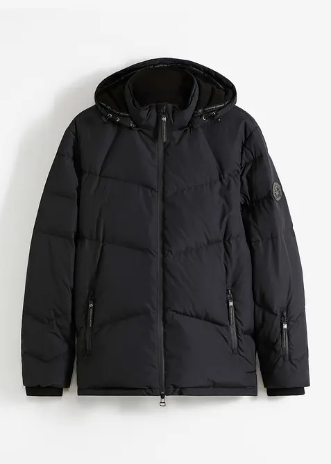 Voděodolná bunda s hřejivou podšívkou, pravým prachovým peřím a bionickou úpravou, bonprix