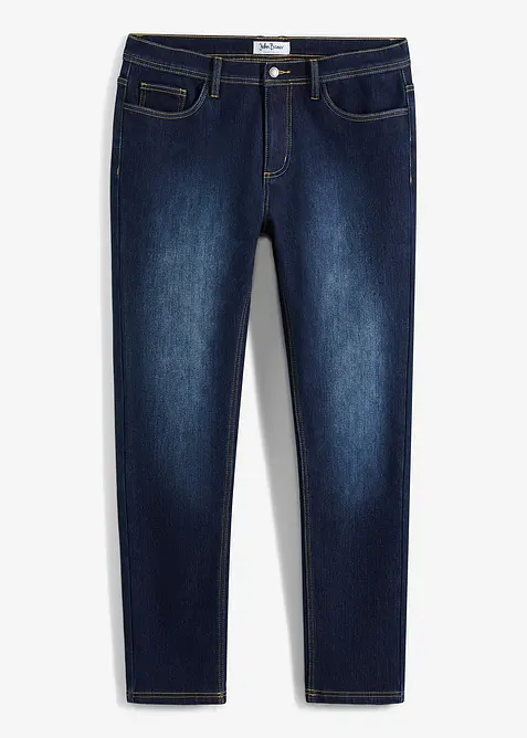 Strečové termo džíny s hřejivou vnitřní stranou, Regular Fit Straight, bonprix
