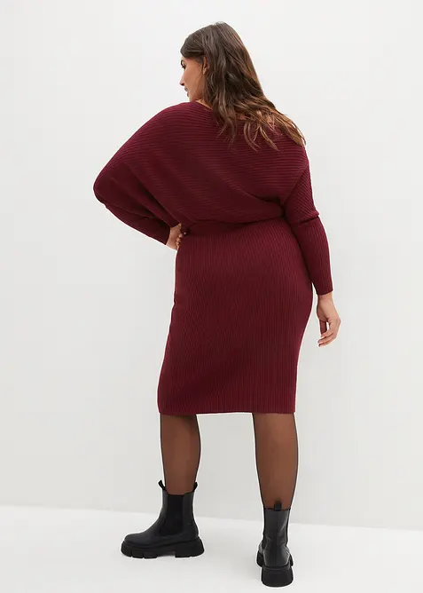 Pletená sukně z měkké viskózové směsi, bonprix