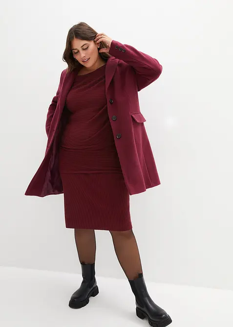 Pletená sukně z měkké viskózové směsi, bonprix