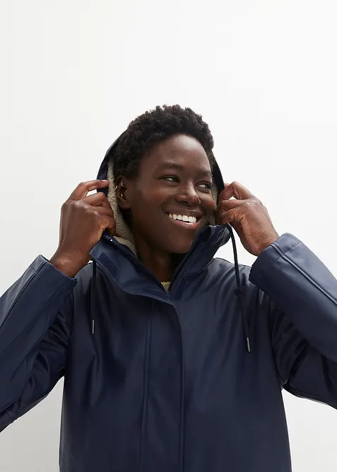 Bunda do de&scaron;tě s medv&iacute;dkovou pod&scaron;&iacute;vkou, z voděodoln&eacute;ho materi&aacute;lu, bonprix