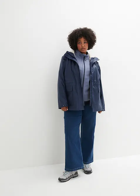 Bunda do de&scaron;tě s medv&iacute;dkovou pod&scaron;&iacute;vkou, z voděodoln&eacute;ho materi&aacute;lu, bonprix