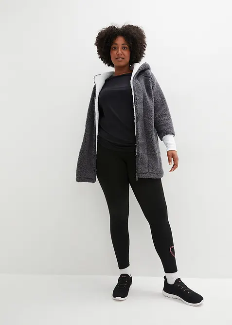 Bunda z ply&scaron;ov&eacute;ho fl&iacute;su, bonprix