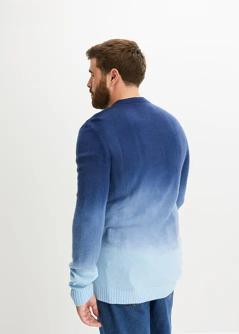 Svetr z jemné pleteniny s přechodem barev, bonprix