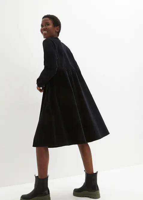 Šaty z bavlněného manšestru, bonprix