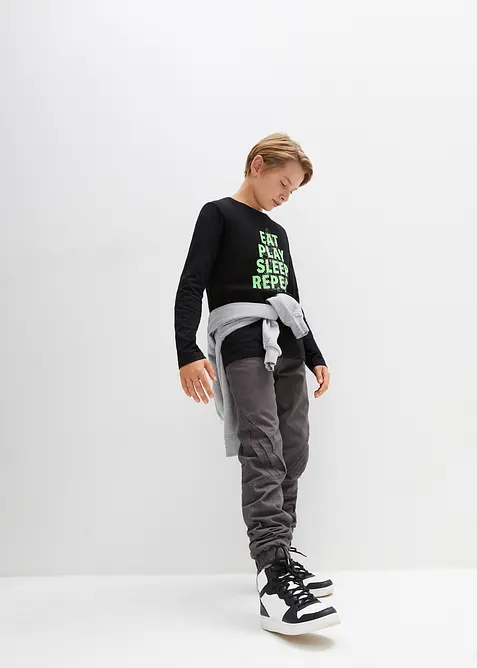 Termo džíny bez zapínání, Regular Fit, s žerzejovou podšívkou, bonprix