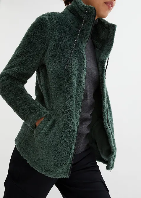 Bunda z medvídkového flísu, bonprix