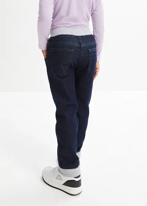 Termo kalhoty s žerzejovou podšívkou, Mid Waist, bonprix