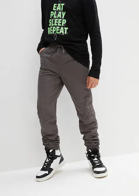 Termo džíny bez zapínání, Regular Fit, s žerzejovou podšívkou, bonprix