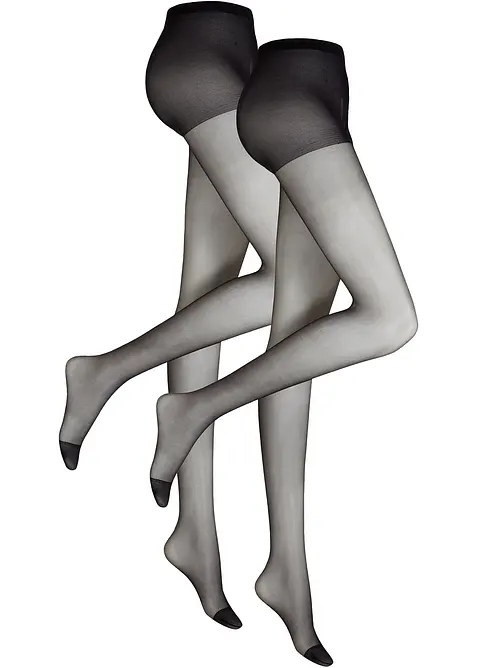 Jemn&eacute; punčochov&eacute; kalhoty 20 DEN (2 p&aacute;ry v balen&iacute;), bonprix