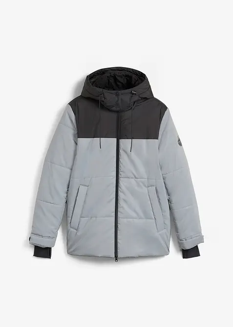 Prošívaná funkční bunda s reflexními prvky, bonprix