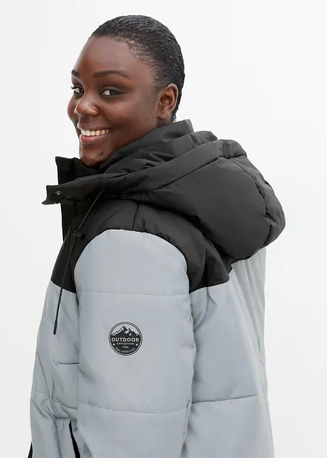 Pro&scaron;&iacute;van&aacute; funkčn&iacute; bunda s reflexn&iacute;mi prvky, bonprix