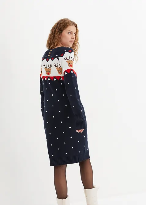 V&aacute;nočn&iacute; pleten&eacute; &scaron;aty se soby, bonprix