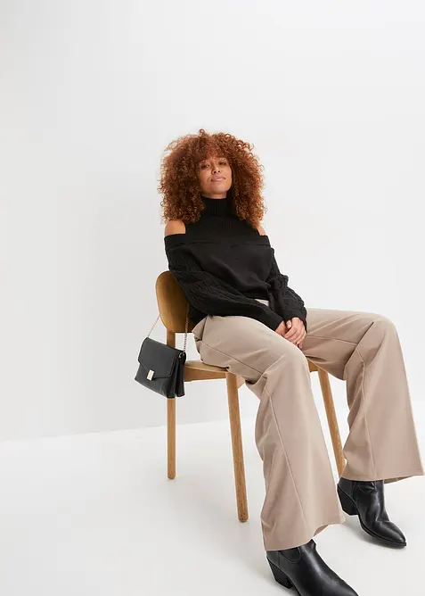 Svetr s odhalen&yacute;mi rameny, bonprix