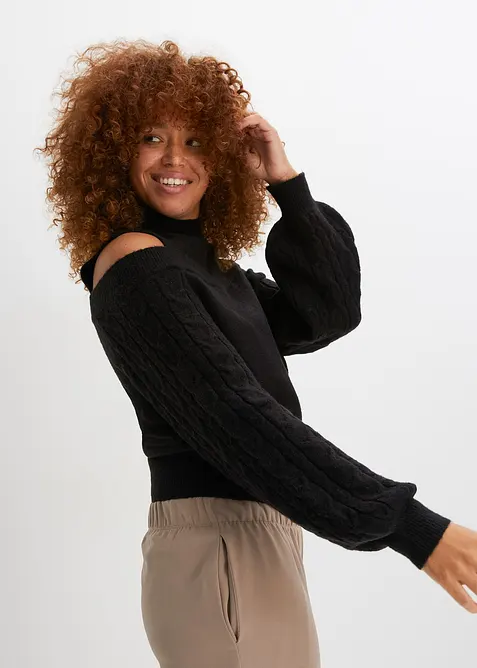 Svetr s odhalen&yacute;mi rameny, bonprix