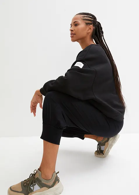 Harémové kalhoty na doma, capri délka, bonprix