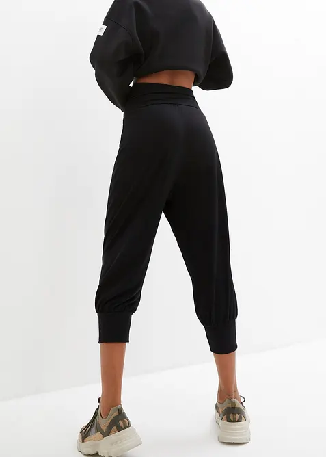 Harémové kalhoty na doma, capri délka, bonprix