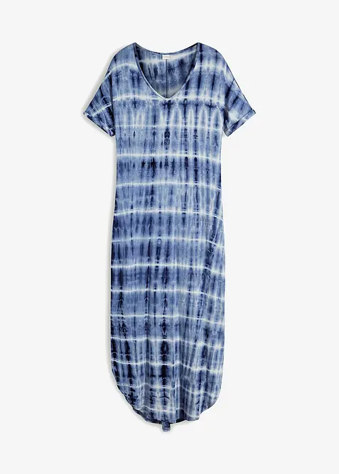 Dlouhé šaty ze splývavé viskózy, bonprix