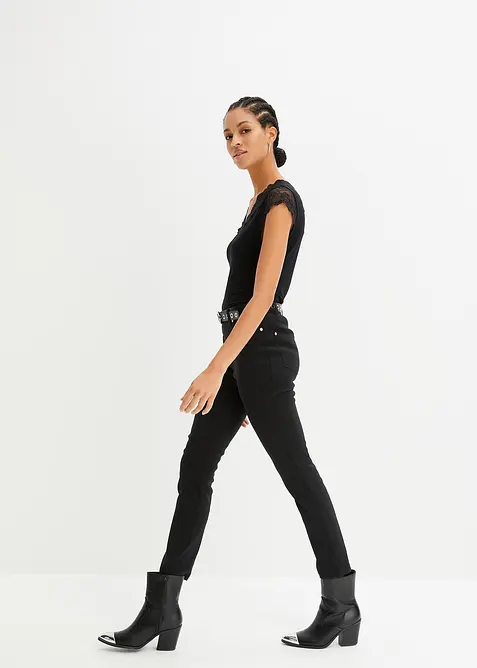 Tričko z jemné směsi s viskózou, bonprix