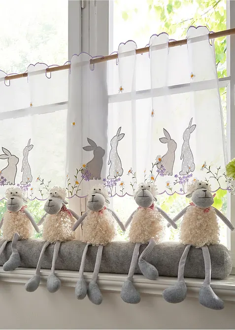 Vitr&aacute;žkov&aacute; z&aacute;clona s v&yacute;&scaron;ivkou, bonprix