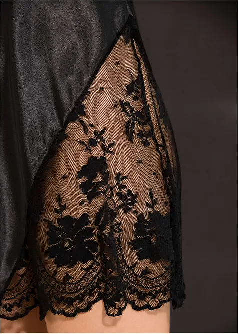 Saténové negližé, bonprix