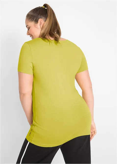 Dlouhé tričko s nápisem (2 ks v balení), bonprix