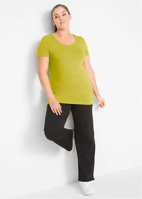 Dlouhé tričko s nápisem (2 ks v balení), bonprix